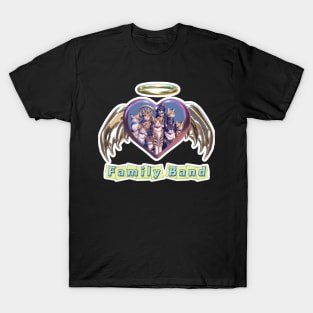 Cat Family Band T-Shirt